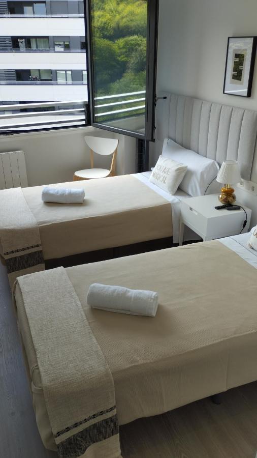 Habitacion Con Bano Privado Bilbao Bagian luar foto
